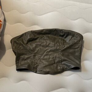 Wild Fable Olive Green Crop Top